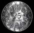 25 Schilling Austria Maria Theresia Silver 1967  UNC KM# 2901 (27 836) SPL