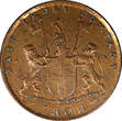 10 Cash India-British MADRAS PRESIDENCY Copper 1808  Soho Mint KM# 320 (496) Uncertified