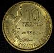 10 Francs FRANCE Aluminum-Bronze 1957  UNC KM# 915.1 (24 166) SPL