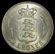 2 Kroner DENMARK Christian X Silver 1915 VBP AH  ch.UNC Light Toned KM# 820 (81) SPL