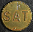 Bronze COSTA RICA  Token SAT c/s 