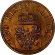 Germany 3 Pfennig German States PRUSSIA Wilhelm I 1872-B  Nice Toning UNC KM# 482(10 282) SPL