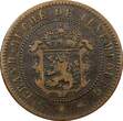 5 Centimes Luxembourg William III Bronze 1855 A  Paris Mint KM# 22.2 (24 503) Uncertified