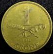 1 Krone Denmark Christian X Aluminum-Bronze 1942 NS  WWI Issue KM# 835 (23 592) Uncertified