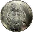 1 Tala SAMOA 1969  Death of Robert Louis Stevenson 38.8mm ch.UNC Toned KM# 8 (71) SPL