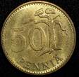50 Pennia Finland Aluminum-Bronze 1964 S  UNC/BU Toned KM# 48 (24 111) SPL