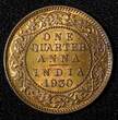 1/4 Anna India-British George V Bronze 1930 (C)  Calcutta UNC KM# 512 (728) SPL