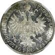 Florin AUSTRIA Franz Joseph I (1848-1916) SILVER 1861-A  NGC UNC DET KM# 2219(67) NGC SPL DET KM