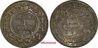 Tunisia 1 Franc 1891 Tunisia Ali III Silver 1308 (1891) A  aUNC Rainbow ... 34,36 EUR  + 12,88 EUR frais d'envoi