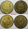 Tunisia 2 Francs 1921 TUNISIA LOT OF 2 COINS 1340/1921  XF-UNC Condition... 21,47 EUR  + 12,88 EUR frais d'envoi