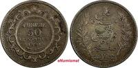 Tunisia 50 Centimes 1891 Tunisia Ali III Silver 1309 (1891) A  1st Year ... 23,62 EUR  + 12,88 EUR frais d'envoi