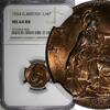 United Kingdom 1924 Farthing Great Britain George V Bronze NGC MS64 RB KM# 808.2 (004) -