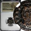 Nummus ROMAN Constantinian Dynasty AE3/4 AD 330-340 / She-Wolf &Twins NGC (121) -