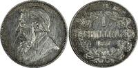 South Africa 1 Shilling South Africa Johannes Paulus Kruger Silver 1897 KM# 5 (19 502) -