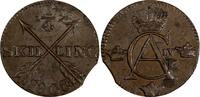 Sweden 1/4 Skilling SWEDEN Copper King Gustav IV Adolf 1808 ch.XF KM# 564 (19 461) -