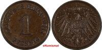 Germany 1 Pfennig Germany - Empire Wilhelm II Copper 1895 A Berlin Mint UNC KM# 10 (244) -