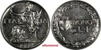 Italy 1 Lira Italy Vittorio Emanuele III 1922 R 1st Year Type aUNC KM# 62 (20 352) -