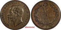 Italy 10 Centesimi Italy Vittorio Emanuele II Copper 1866 H Birmingham KM# 11.3 (329) -