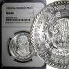 1963 Peso 1963 Mexico ESTADOS UNIDOS MEXICANOS Silver  Jose Morelos NGC MS64 KM#459(4)