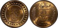 Tunisia 10 Centimes 1904 Tunisia Muhammad IV Bronze 1904 A  UNC Nice Red... 51,53 EUR  + 12,88 EUR frais d'envoi