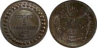 Tunisia 5 Centimes 1907 Tunisia Muhammad V Bronze AH1325//1907 A  High G... 17,18 EUR  + 12,88 EUR frais d'envoi
