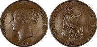 United Kingdom 1 Penny GREAT BRITAIN Victoria Copper 1858 BETTER DATE KM# 739 (20 742) -