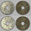 Tunisia 10 Centimes 1918.1920 TUNISIA LOT OF 2 COINS Muhammad V 1918-192... 19,33 EUR  + 12,88 EUR frais d'envoi
