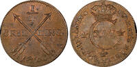 1/4 Skilling Sweden Carl XIV Johan Copper 1820  UNC KM# 595 (21 225) SPL