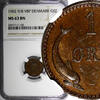 Denmark Ore 1902 Denmark Christian IX 1902 9/8 VBP 1 Ore NGC MS63 BN Ove... 38,65 EUR  + 12,88 EUR frais d'envoi