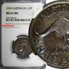 Australia 1/2 Penny Australia George VI Bronze 1944 NGC MS61 BN BETTER DATE KM# 41 (041) -
