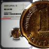 Latvia 1 Santims 1939 LATVIA Bronze 1939  NGC MS64 RB Nice Red Toning BU... 42,94 EUR  + 12,88 EUR frais d'envoi