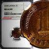 Latvia 1 Santims 1939 LATVIA Bronze 1939  NGC MS64 RB Nice Red Toning BU... 42,94 EUR  + 12,88 EUR frais d'envoi