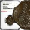 United Kingdom 1/2 Penny Great Britain George V Bronze 1931  NGC UNC DETAILS TONING KM# 837 (24) NGC SPL DETAILS TONING KM