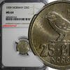 Norway Ore 1959 Norway Olav V Copper-Nickel 1959 25 Ore NGC MS64 BETTER ... 47,24 EUR  + 12,88 EUR frais d'envoi