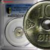 Norway Ore 1949 NORWAY Haakon VII Copper-Nickel 1949 10 Ore PCGS UNC DET... 30,06 EUR  + 12,88 EUR frais d'envoi