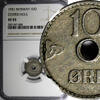 Norway Ore 1951 NORWAY Haakon VII 1951 10 Ore CENTER HOLE NGC XF45 KM# 3... 25,77 EUR  + 12,88 EUR frais d'envoi