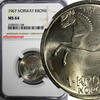 Norway 1 Krone 1967 NORWAY OLAV V (1957-1991) 1967  NGC MS64 TOP GRADED ... 68,71 EUR  + 12,88 EUR frais d'envoi
