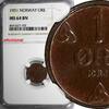 Norway Bronze 1951 Norway Haakon VII  1951 1 Ore NGC MS64 BN TOP GRADED ... 42,94 EUR  + 12,88 EUR frais d'envoi
