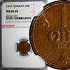 Norway Bronze 1947 Norway Haakon VII  1947 1 Ore NGC MS64 BN TOP GRADED ... 42,94 EUR  + 12,88 EUR frais d'envoi