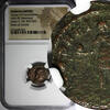 as Julian II as Caesar AD 360-363 AE4 BI NUMMUS/Emperor with globe & spear NGC (63) -