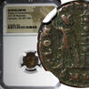 Nummus ROMAN Constans AD 337-350 AE4 BI / Army Soldiers NGC (090) -