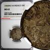 20 Centavos Mexico SECOND REPUBLIC Silver 1900 MO M  NGC MS62 Toned KM# 405.2(1)
