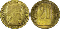Argentina 20 Centavos Argentina Aluminum-Bronze 1945 Buenos Aires Mint XF+ KM# 42 ( 266) -