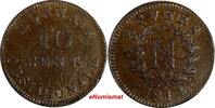 France 10 Centimes 1814 French States ANTWERP Napoleon I Bronze 1814 R  ... 227,61 EUR  + 12,88 EUR frais d'envoi