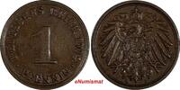 Germany 1 Pfennig Germany - Empire Wilhelm II Copper 1904 A UNC KM# 10 (20 183) -