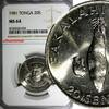 Tonga 20 Seniti 1981 TONGA Taufa'ahau Tupou IV 1981  NGC MS64 TOP GRADED... 42,94 EUR  + 12,88 EUR frais d'envoi