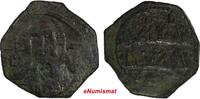 Italy AE SICILY Italian states Roger II (1120-1154) AE 1 Follaro Messina SCARCE (20 456) -