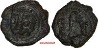 Italy AE SICILY Italian states William II (1166-1189) AE 1 Follaro Lion Biaggi-1232 (163) -