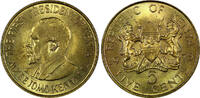 Kenya 5 Cents 1975 Kenya Nickel-Brass 1975  25.5 mm UNC Llantrisant Mint... 2,15 EUR  + 12,88 EUR frais d'envoi