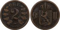 Norway Bronze 1876 NORWAY Oscar II  1876 1 Ore Lion 1ST DATE FOR TYPE KM... 7,30 EUR  + 12,88 EUR frais d'envoi